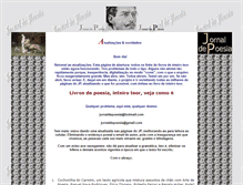 Tablet Screenshot of jornaldepoesia.jor.br